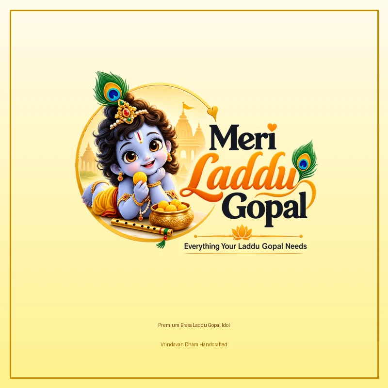 Premium Brass Laddu Gopal Idol